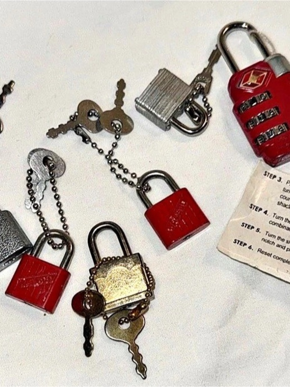 Mini Lock Keychain Collection